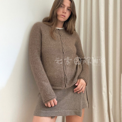 [英文]My Dream Cardigan图解 女士开衫毛衣编织图解教程