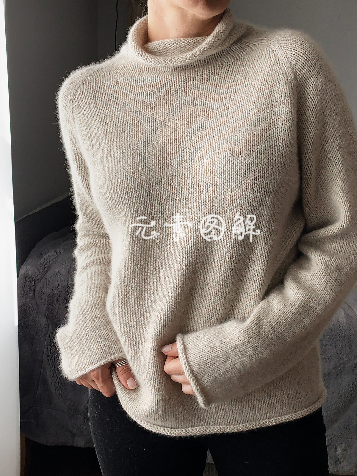 思瑞套衫图解织毛衣教程