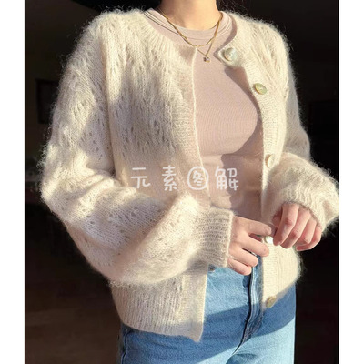 芝麻开衫图解毛衣编织教程