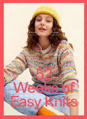 [英文]52周简易编织书laine 52 weeks of easy knit 杂志 有水印
