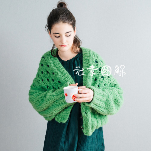 洞洞/波尔卡开衫图解教程