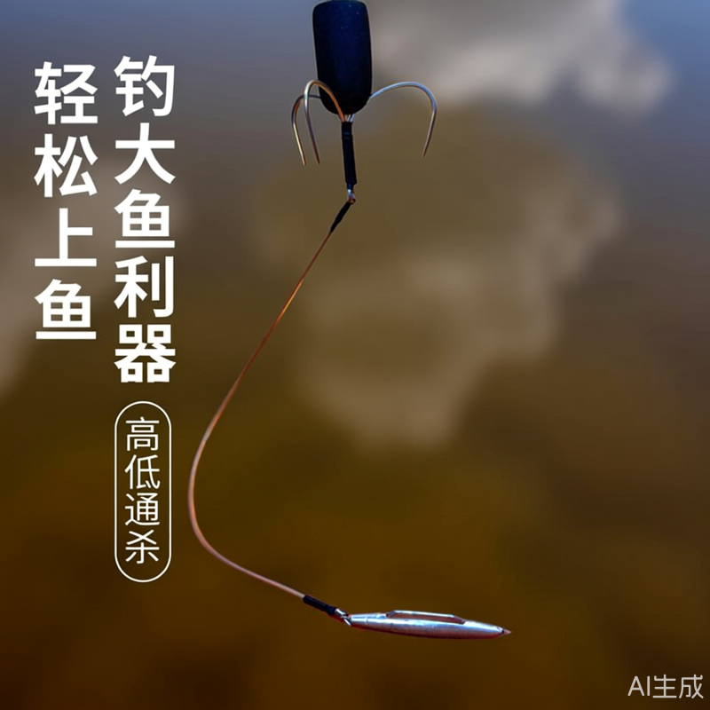 全套不跑鱼大全高低通杀可视锚钩套装锋利三角浮空高层嫁接特大号,户外/登山/野营/旅行用品,鱼钩,淘宝优惠券,粉丝福利购,淘宝优惠卷