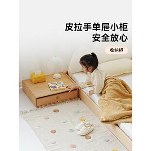另一个Jam儿童床头柜落地卧室实木小柜榻榻米单抽屉创意低柜储物