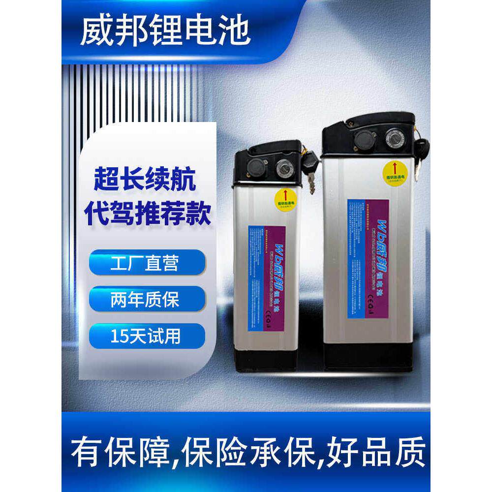 电动自行车电瓶车代驾折叠电池48V20A36V15AH锂离子电池