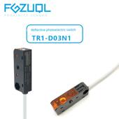 24V三线NPN常开 TR1 光电开关传感器12 反射式 距离可调 D03N1