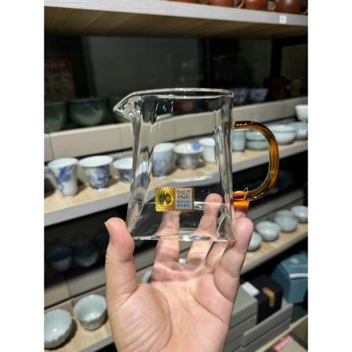 禾器瀚然茶海高硼硅玻璃四方公道杯手工大容量公杯加厚分茶器