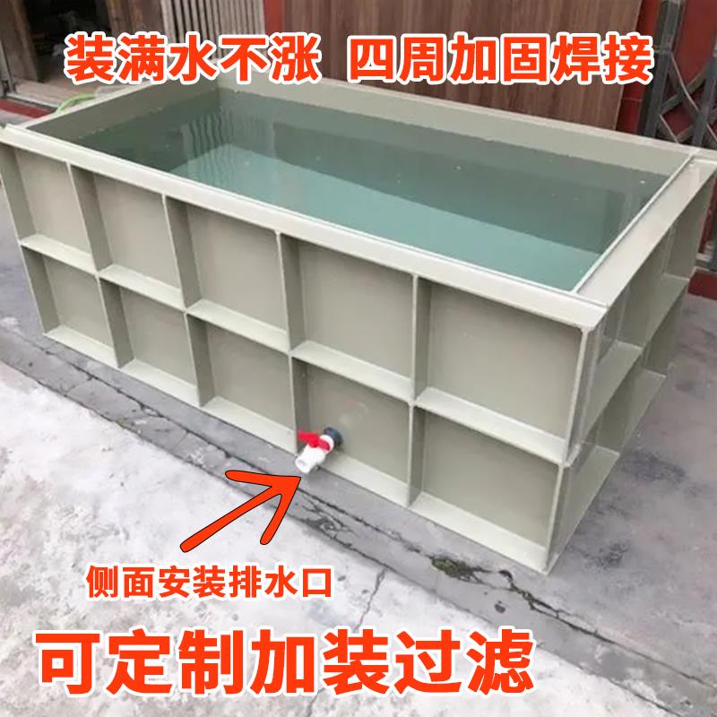 PP塑料水箱加工焊接酸洗电镀槽聚丙烯圆形水洗槽沉淀池大型养殖池