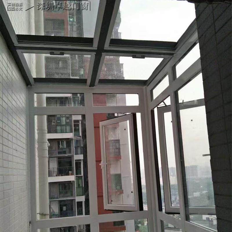 凤铝断桥铝110平开窗推拉门窗窗纱一体封阳台三层中空玻璃钢化