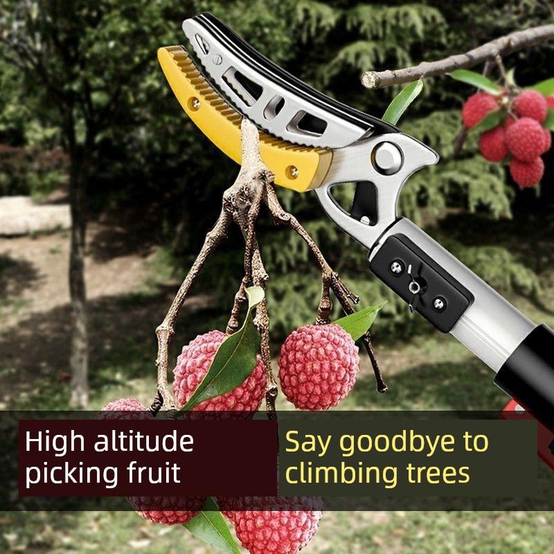 摘水果神器伸缩杆高枝剪剪刀多功能加长果园采摘龙眼荔枝桂圆高空