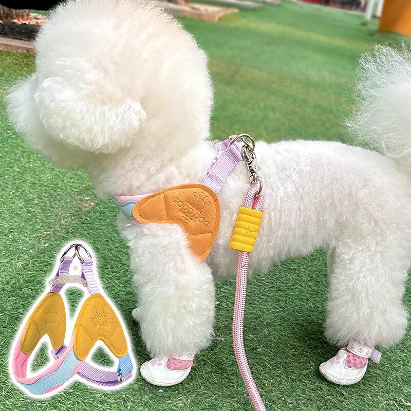 意大利Poldo Ben宠物Y型胸背小型犬背心式牵引绳防挣脱胸抱婴袋狗