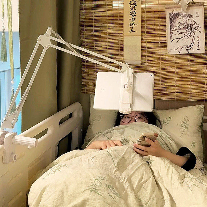宿舍平板支架床上手机ipad平板床头可折叠躺着追剧上下铺懒人支架