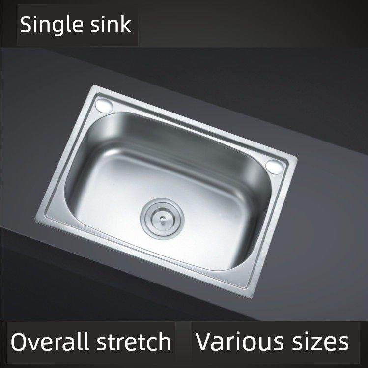 水槽大小单槽3o4不锈钢洗菜盆小号洗手盆微型不绣钢锈洗菜盆304