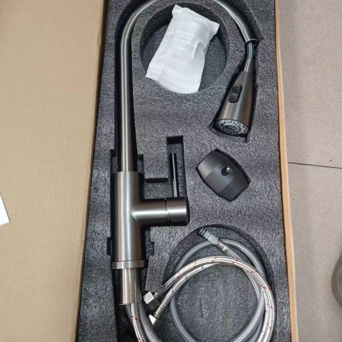 帅康厨房多功能抽拉式冷热龙头家用卫生间水槽防溅水洗菜盆龙头