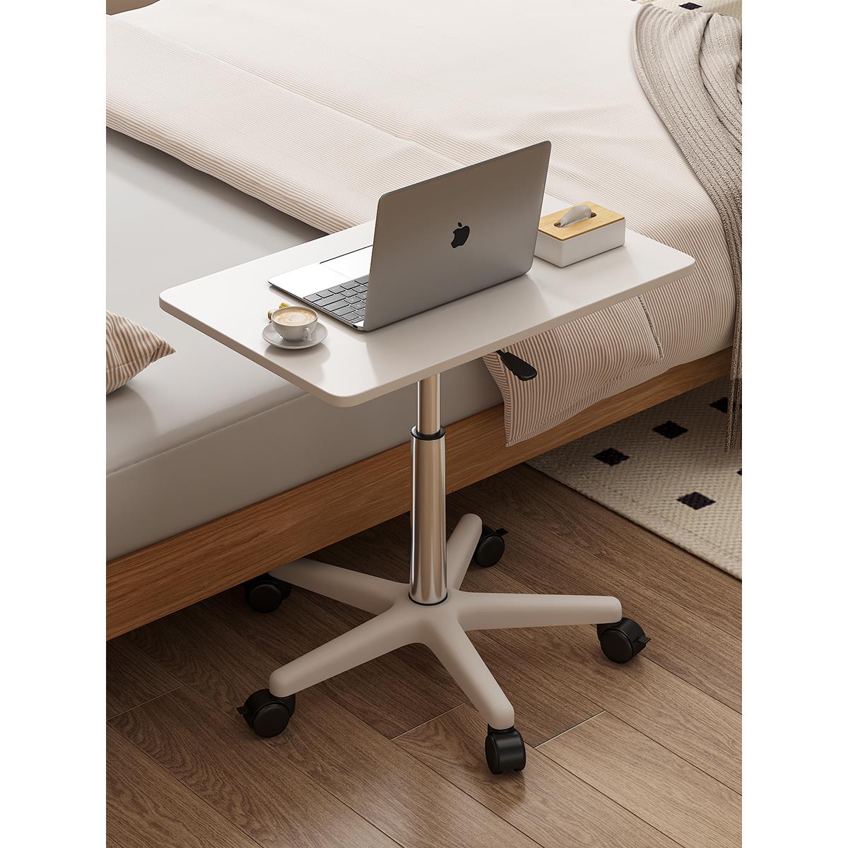 床边桌可移动升降家用卧室简易床头小桌子网红沙发边几办公带轮子