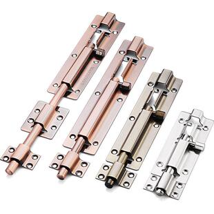 不锈钢门闩门闩木门和窗防盗门闩锁浴室加厚表面安装老式门销