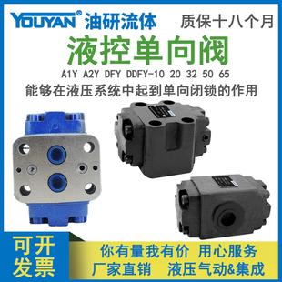A2Y Ha20 DFY Ha10B液控单向阀AIY L10H1 DDFY Hb10B 50F A1Y 32B