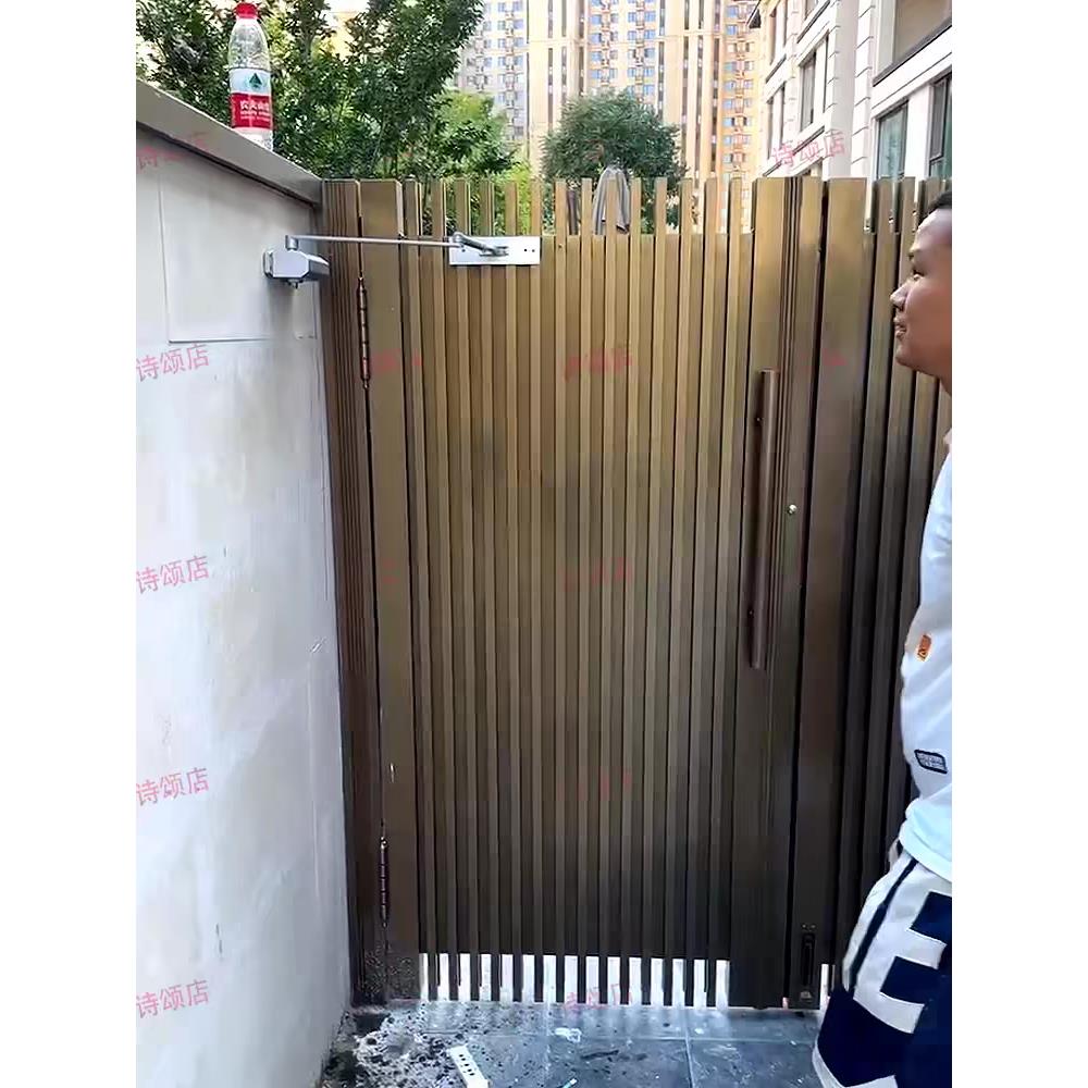 侧装缓冲闭门器大门自动铁门关门室小区别墅重型大铁门可定位