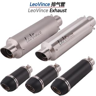 适用摩托车川崎ninja250 400R3R25幼狮500Z900改装leovince排气管