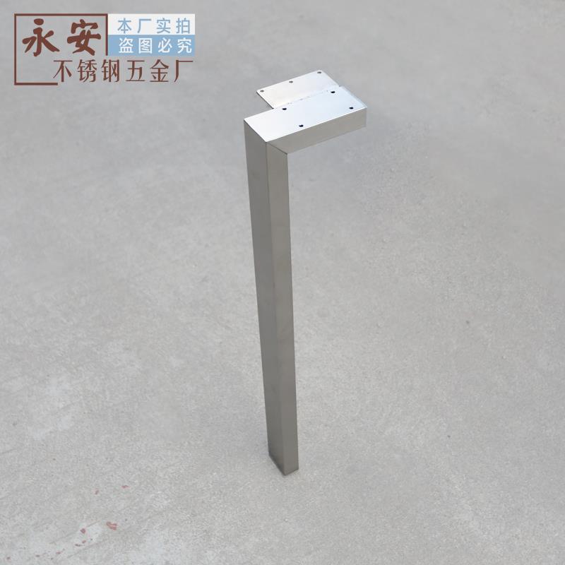 304不锈钢桌脚支撑立柱书桌吧台梳妆台桌腿茶几脚矮桌腿现代简约
