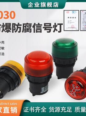 防爆防腐信号灯8030红色指示灯防水电源220V380V新黎明防爆配电箱