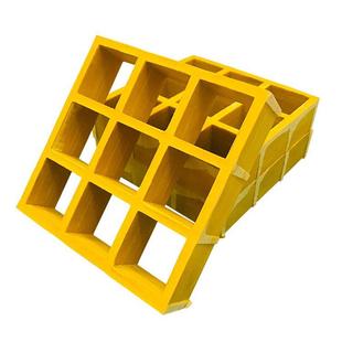 玻璃钢格栅污水处理厂地沟盖板光伏走道格栅板洗车房地格栅网格板