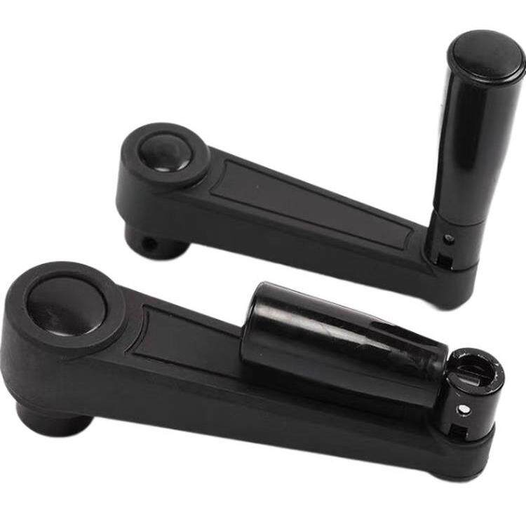 摇手柄手摇把机床升降转动方孔圆孔四方 口尼龙摇动手柄旋转摇柄