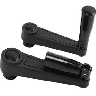 摇手柄手摇把机床升降转动方孔圆孔四方 口尼龙摇动手柄旋转摇柄