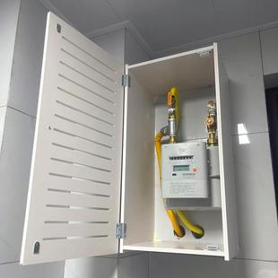 定制天然气表遮挡箱免打孔水表电表管道装饰柜子厨房煤气表遮丑罩