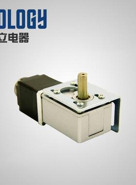Nology诺立电器 32-28蜗杆减速步进电机 31mm 自锁 直角
