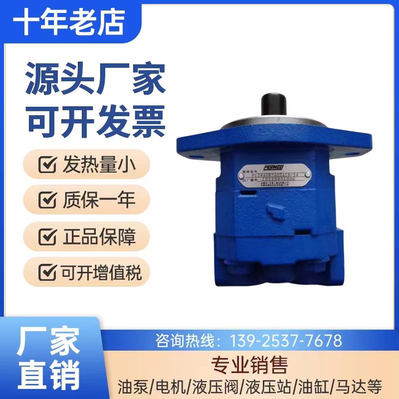 天津泊姆克齿轮泵P124B182XDZA10-54铁福来油泵P124A085A0ZA1D-54