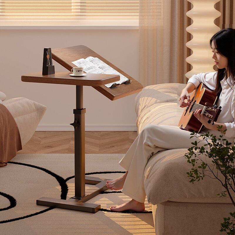 床边桌可移动升降电脑桌家用沙发边桌琴谱架可折叠书桌简易学习桌