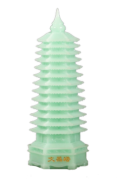 御祥阁玉石文昌塔摆件