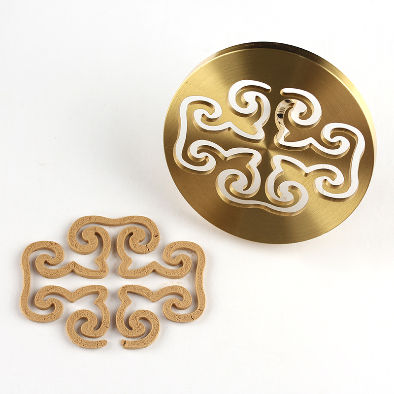 黄铜大号香篆制香模具 沉香香模檀香粉佛家居家香道香篆模