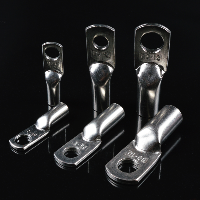 JG镀锡铜鼻子铜接头船用线耳电缆压线鼻10/16/25/50平方接线端子