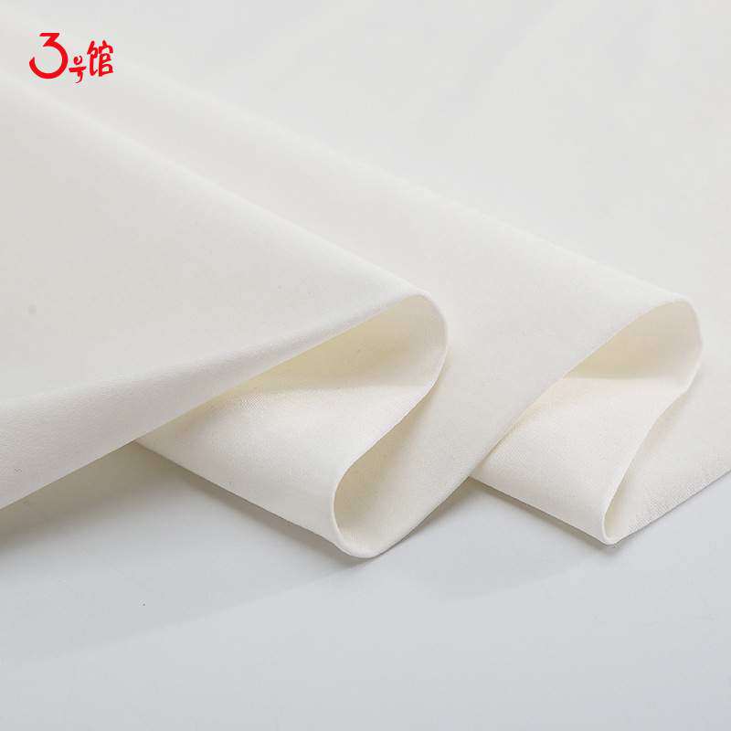 高档针织100S长绒丝光棉双面布料纯色汗布夏季高品质纯棉T恤面料