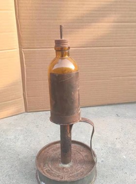 民俗老物件农村摆件烛台酒壶马灯暖瓶煤油灯水壶军号怀旧收藏杂项