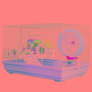47cm基础笼仓鼠兔子刺猬笼金丝熊蜜袋鼯仓鼠笼三线金丝熊别墅笼子