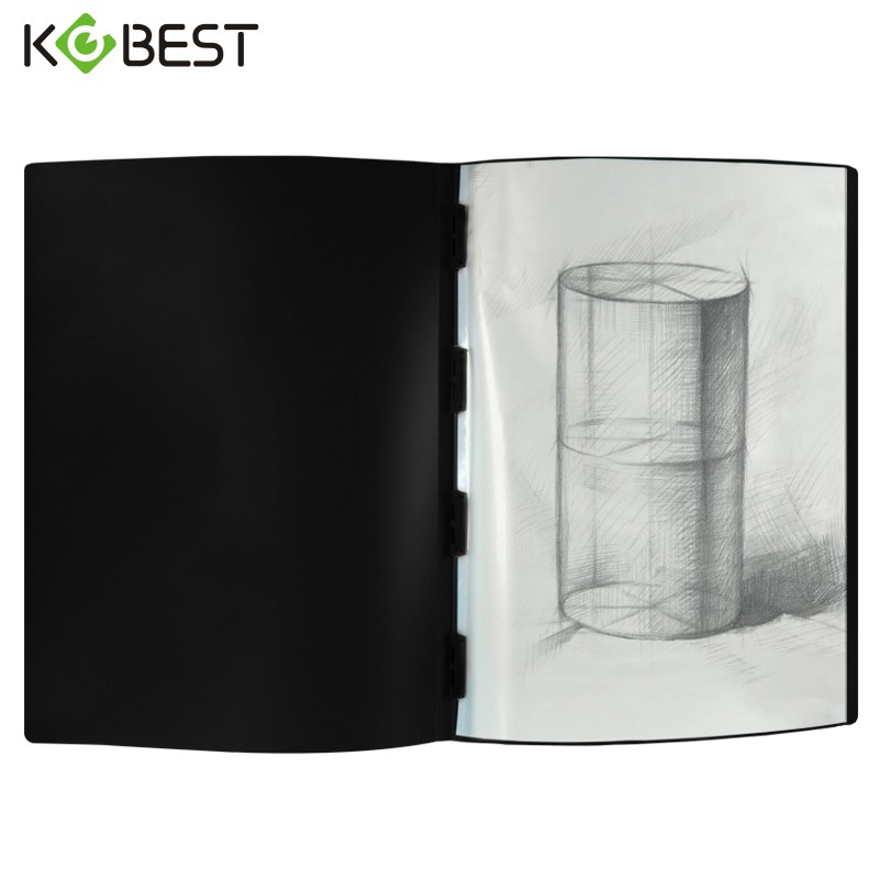 康百A1文件夹透明活页资料册素描画册电影海报收藏插页手提收纳袋