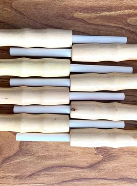 801削皮机磨刀沙棒4A-7Y铲皮机配件带柄砂轮棒白色沙笔工具手工