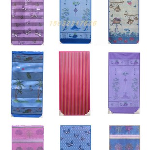 包邮 夏季 门帘防蚊超密家用加厚农村室外防飘一体纱帘子无磁铁定做