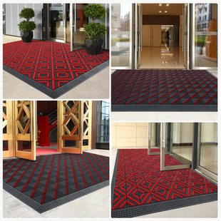 室外防滑地垫除尘酒店门口脚垫拼接地毯商场进门门垫防水防晒商用