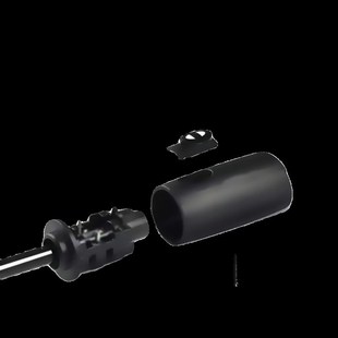 全自动伞柄折叠伞按钮开关配件8骨太阳伞遮阳雨伞一键开收伞杆头