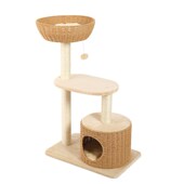 虎仔猫爬架编织猫窝猫树猫屋剑麻多层猫抓柱跳台猫抓板宠物用品