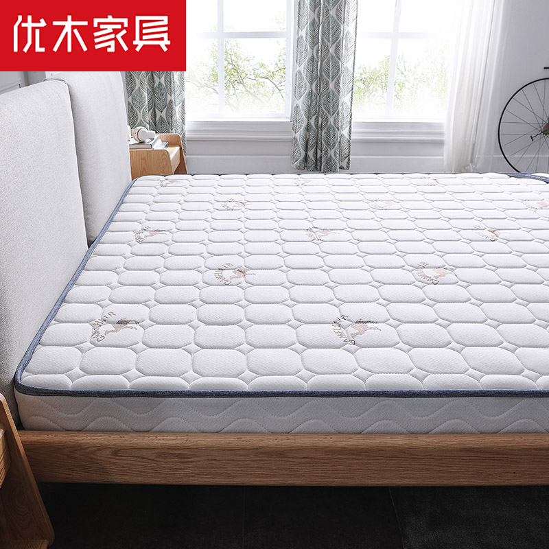 优木家具椰棕床垫1.5米1.8米卧室双人席梦思床垫15cm厚度舒适床垫