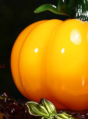 财富丰收南瓜摆件招财客厅玄关电视柜博古架装饰品搬新家乔迁礼物