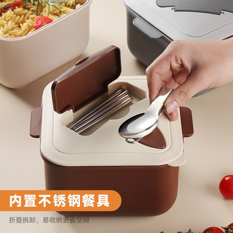 火鸡面泡面专用碗方形泡面碗带盖可沥水学生宿舍用拌面碗个人专用图片