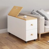 沙发旁边 边柜轻奢高级感边几茶边柜创意床头柜玄关隔断移动带轮