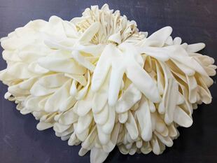 一次性乳胶牛筋手套劳保防水耐磨水产家务出海采摘实验橡胶手套