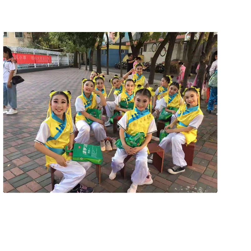 小荷风采儿童民族演出服男女童书童表演服赵钱孙李舞蹈服装汉族