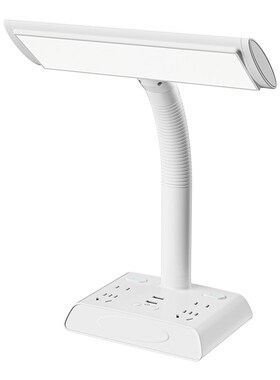 大学生宿舍护眼台灯带USB插座家用桌面语音声控照明灯遥控阅读灯